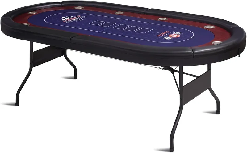 RAYKEEP Large Foldable Poker Table
